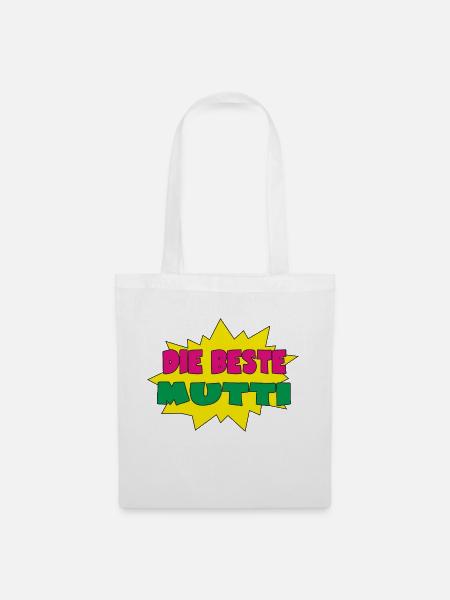 Die beste mutti - Stoffbeutel - Weiß