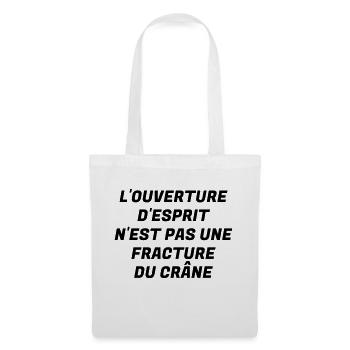 Humour - Drôle - Blague - Rire - Fun - Cool - Sac en tissu - blanc - Devant