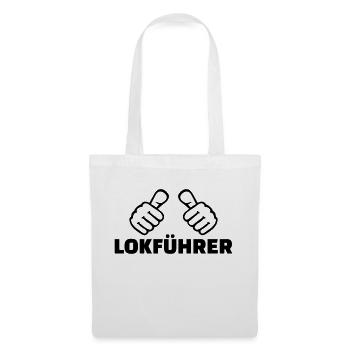Lokführer - Stoffbeutel - Weiß - Vorne
