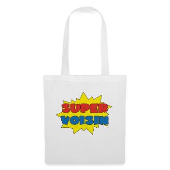 Super voisin - Sac en tissu - blanc - Devant