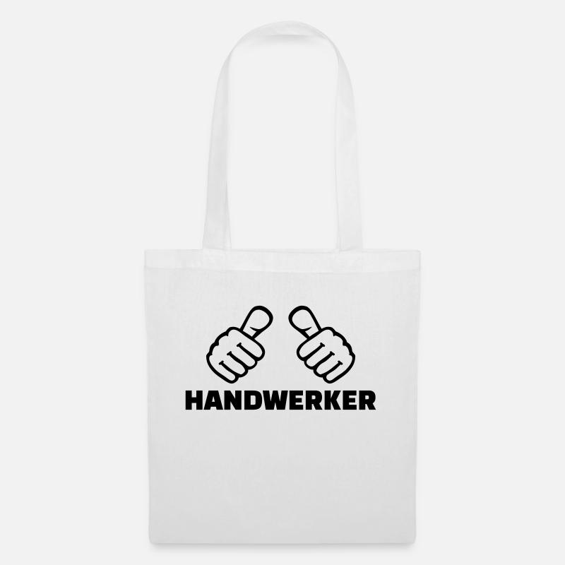 Handwerker - Stoffbeutel - Weiß
