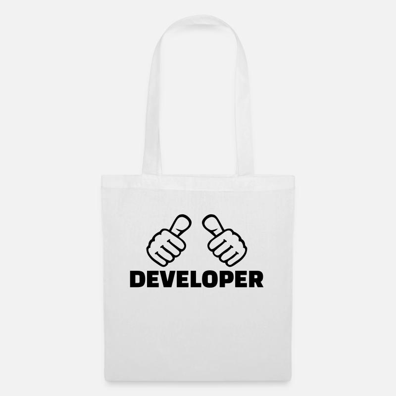 Developer - Tote Bag - white
