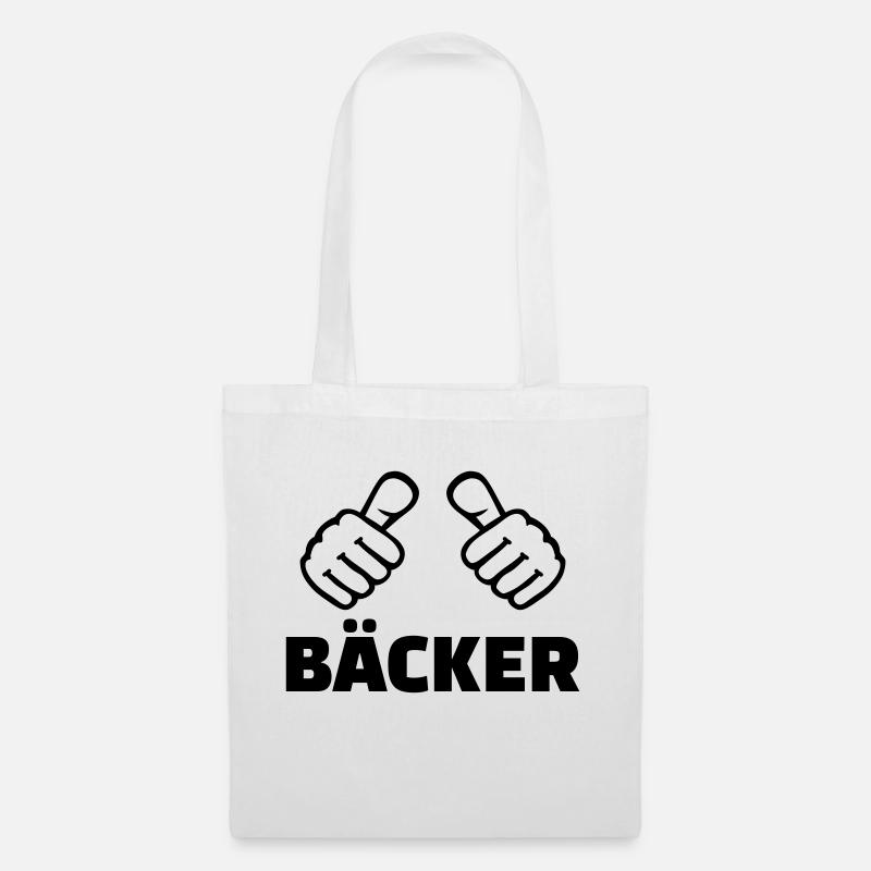 Bäcker - Stoffbeutel - Weiß