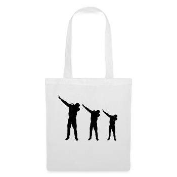 dabbing design - Stoffbeutel - Weiß - Vorne