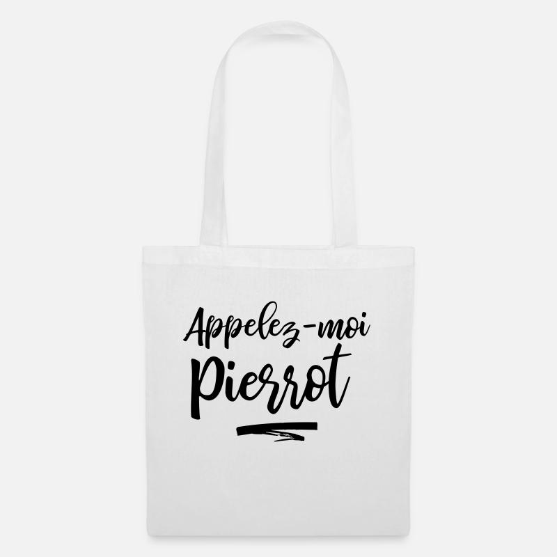 Appelez-moi Pierrot - Sac en tissu - blanc