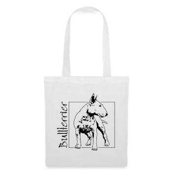 BULLTERRIER dog portrait dogs dog Wilsigns - Tote Bag - white - Front