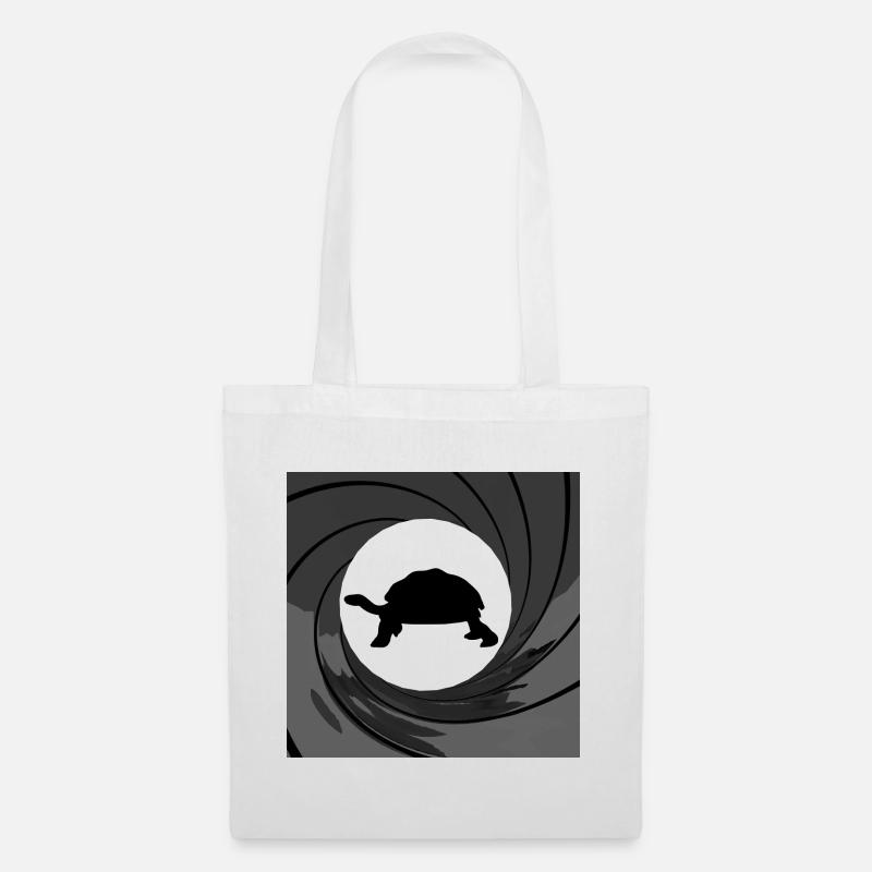 Bond turtle - Tote Bag - white