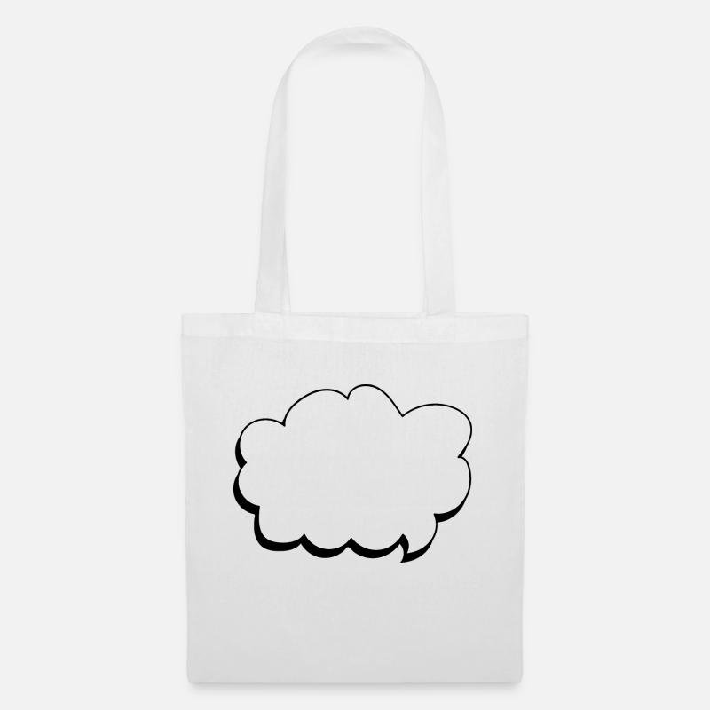 speech bubble - Tote Bag - white