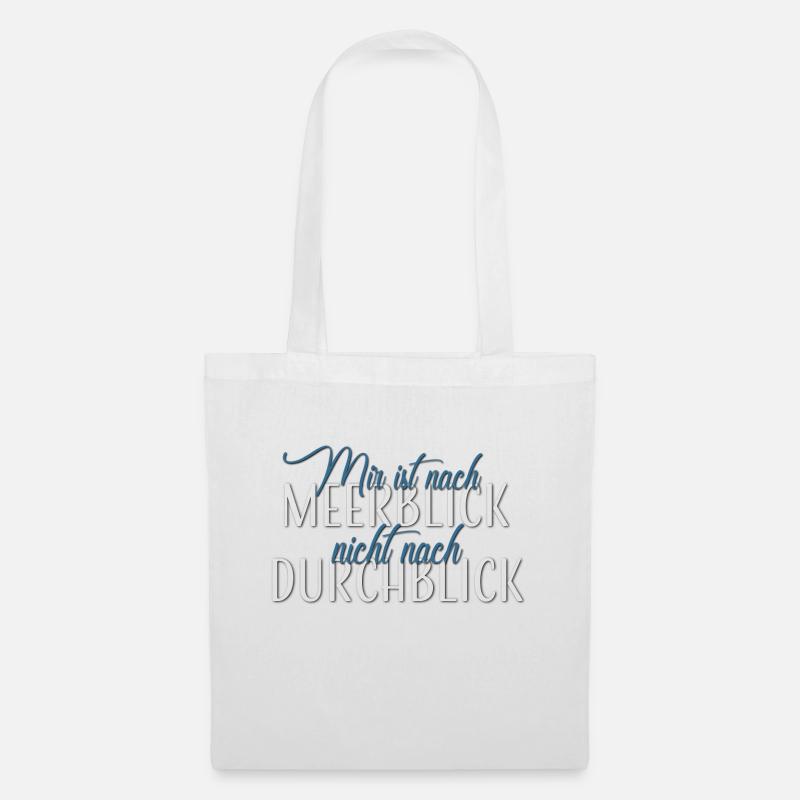Meerblick - Stoffbeutel - Weiß