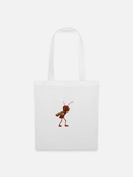 Ant Diligent - Tote Bag - white