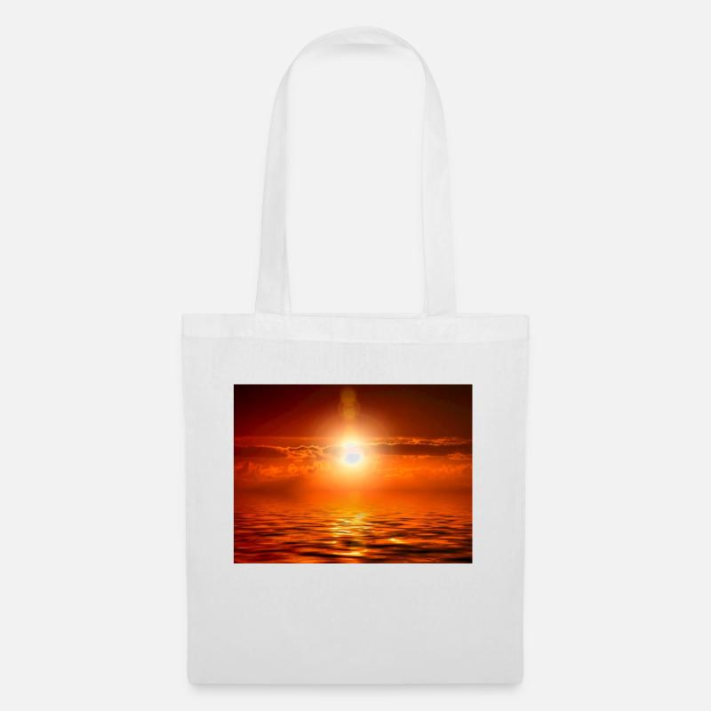 Sonnenuntergang - Stoffbeutel - Weiß