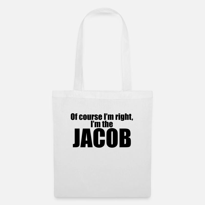 Jacob - Tote Bag - white