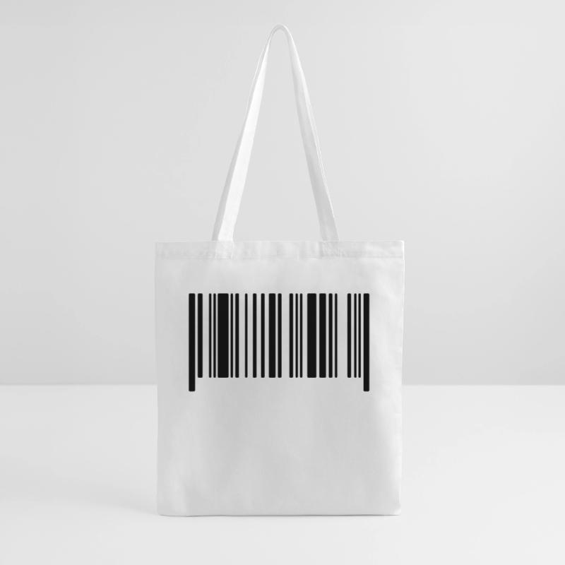 Barcode without text blank code barcode template Tote Bag