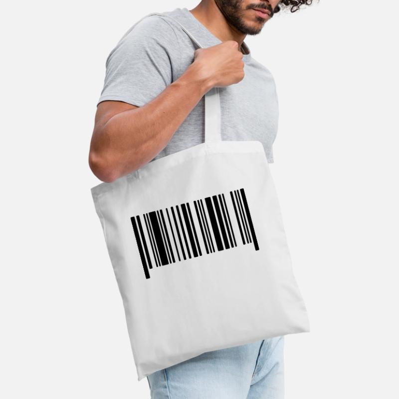 Barcode without text blank code barcode template Tote Bag