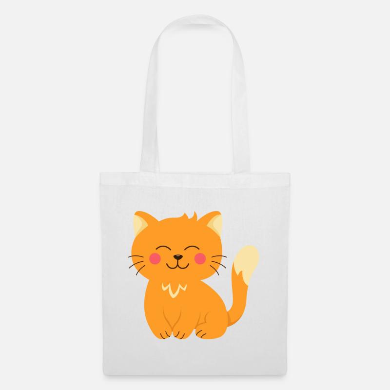 Bébé Chat - Sac en tissu - blanc