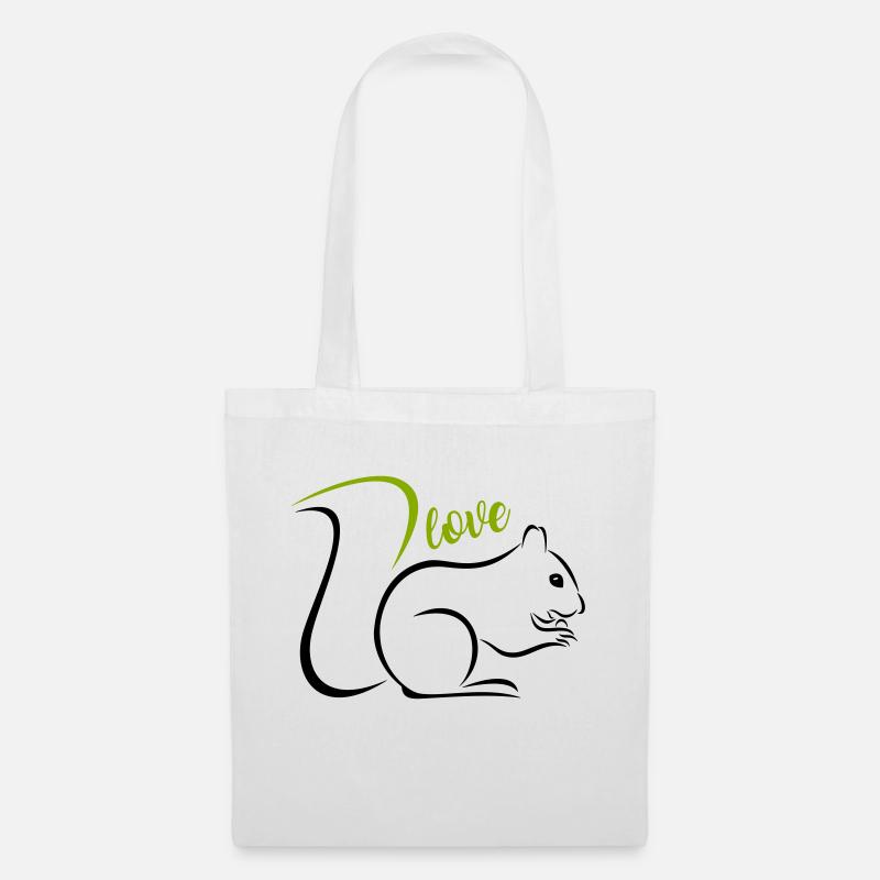 squirrel - Tote Bag - white