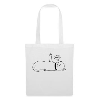 Lazy Dog Dog Lover Dog Owner Saying - Tote Bag - white - Front