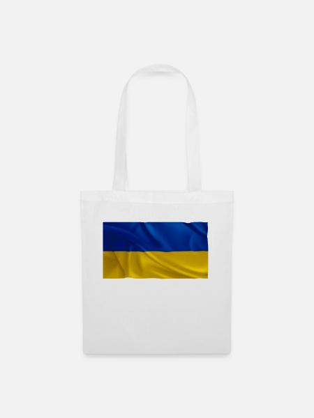Ukraine - Stoffbeutel - Weiß