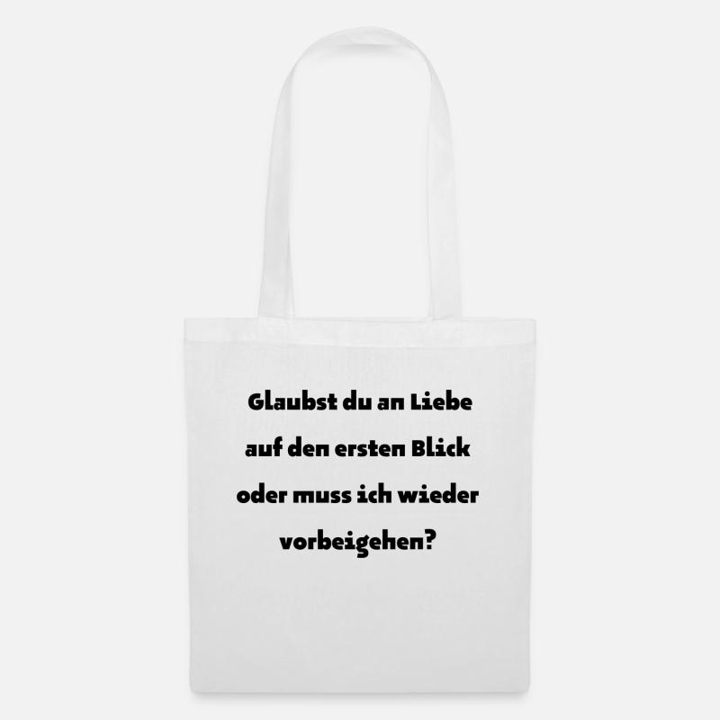 Glaubst du ... - Stoffbeutel - Weiß
