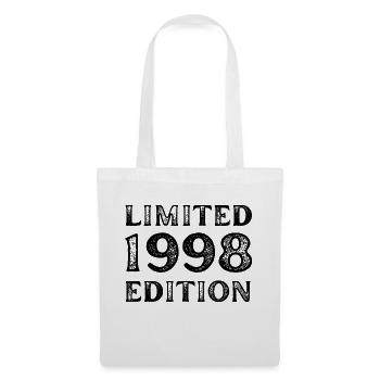 1998 LIMITED EDITION ANNIVERSAIRE METAL FER GRIS - Sac en tissu - blanc - Devant