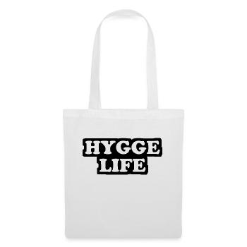 Hygge - Tradition danoise - Attitude à l’égard de la vie - Nice - Sac en tissu - blanc - Devant