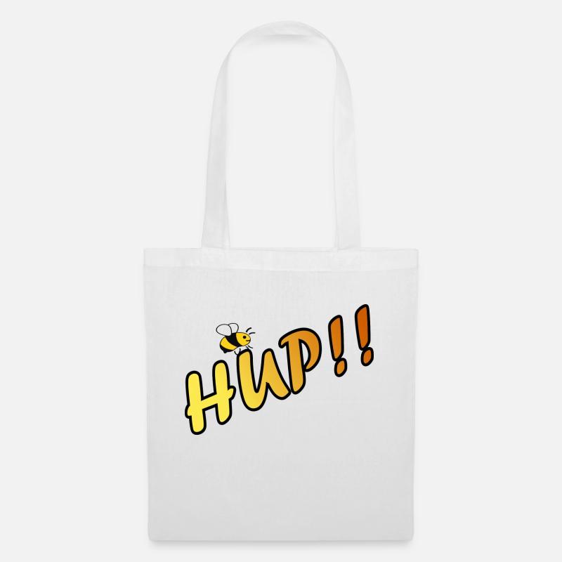 HUP!! - Stoffbeutel - Weiß