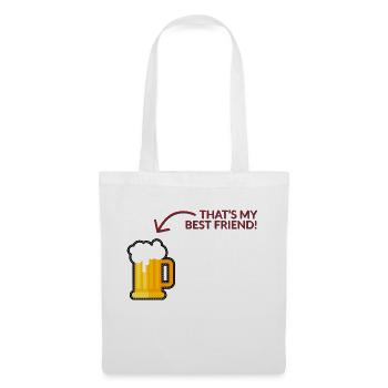 That´s my best Friend - Stoffbeutel - Weiß - Vorne