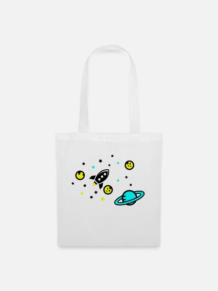 Universe - Stoffbeutel - Weiß