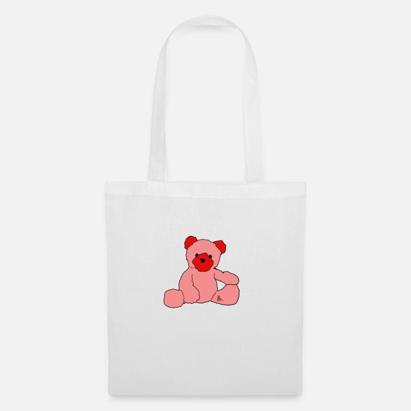 Teddy - Stoffbeutel - Weiß