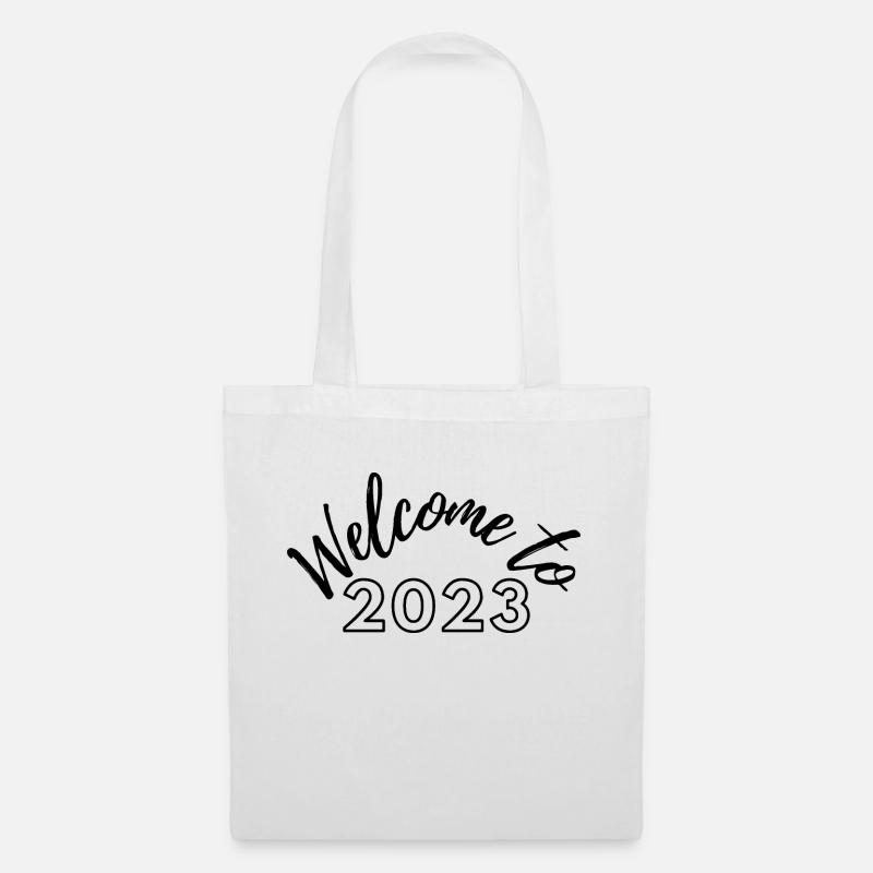 Welcome to 2023 - Silvesterparty - Stoffbeutel - Weiß