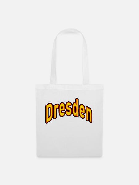 Dresden - Stoffbeutel - Weiß