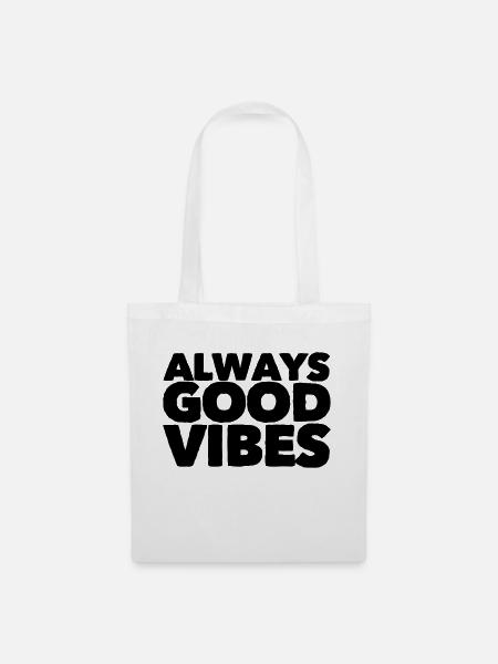 Good vibes - Stoffbeutel - Weiß