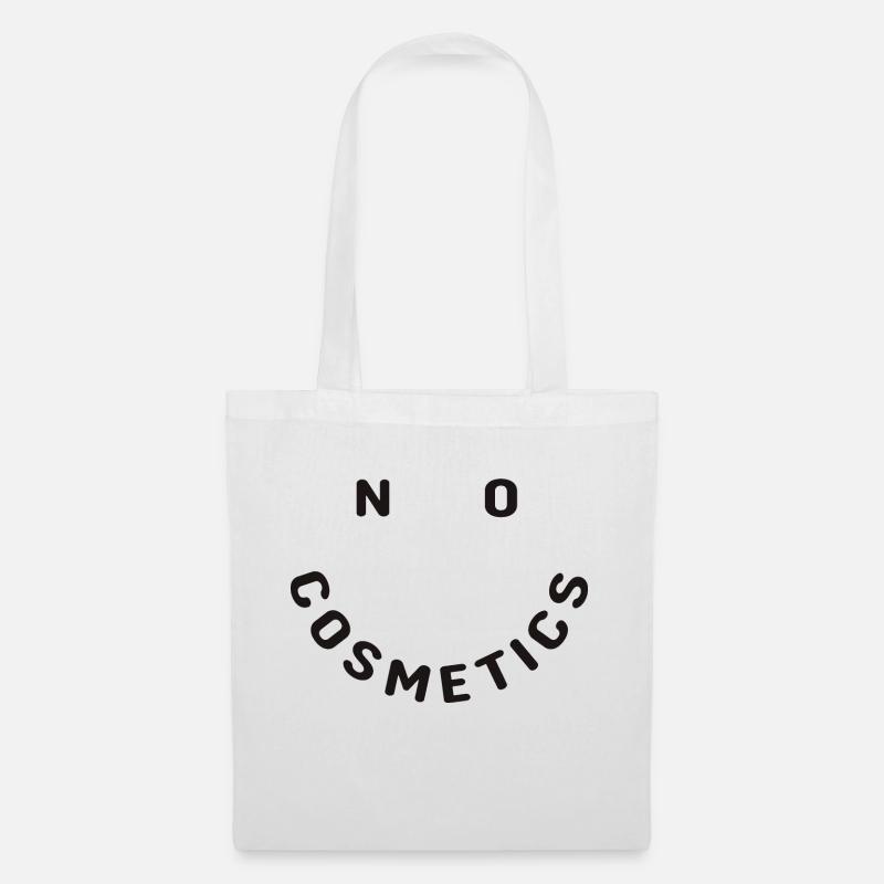 no cosmetics - Stoffbeutel - Weiß