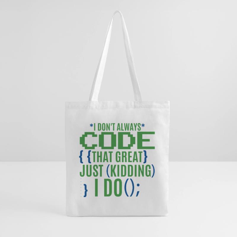 Funny Coder Programmer IT Tote Bag