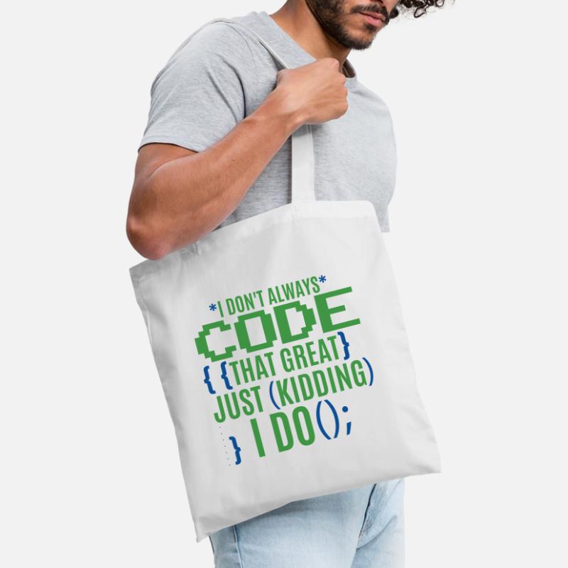 Funny Coder Programmer IT Tote Bag