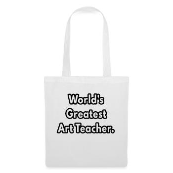 World s Greatest Art Teacher - art teacher gifts - Tote Bag - white - Front