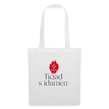 AMAZIGH Proverbe - Sac en tissu - blanc - Devant