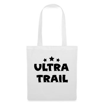 Ultra trail - Sac en tissu - blanc - Devant