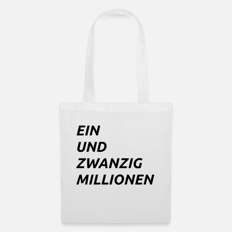 21 Millionen - Stoffbeutel - Weiß