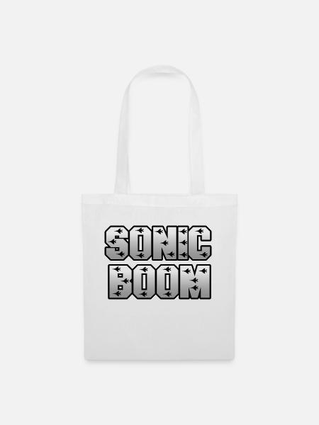 SonicBoom - Stoffbeutel - Weiß