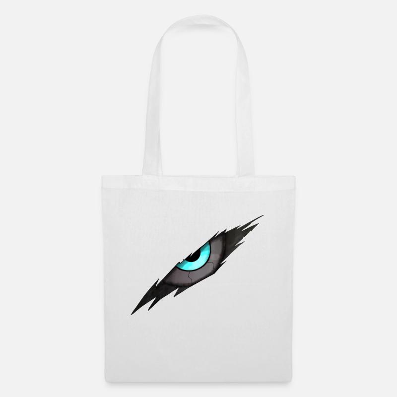 Cyber Self Coup d’œil à travers - Sac en tissu - blanc