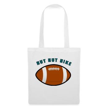 Hut Hut Hike American Football - Stoffbeutel - Weiß - Vorne