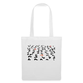 Fragezeichen/Point d’interrogation - Sac en tissu - blanc - Devant