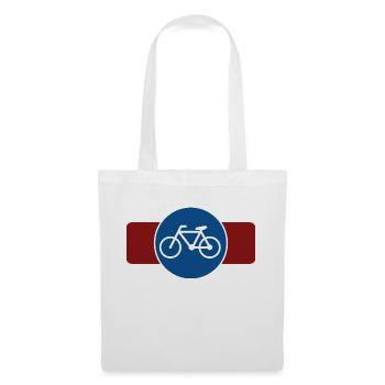 Fahrrad - Stoffbeutel - Weiß - Vorne