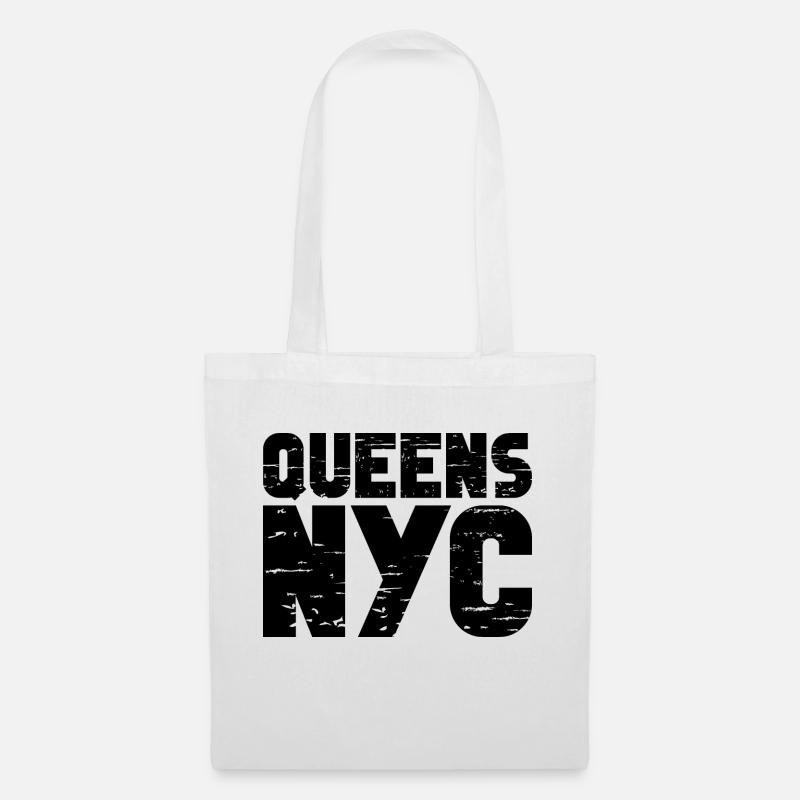 Queens NYC - Tote Bag - white