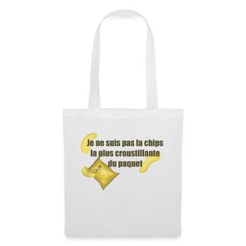 Chips - Sac en tissu - blanc - Devant