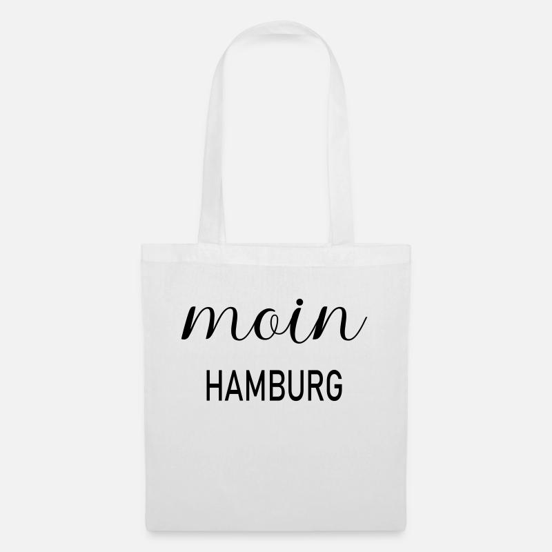 Moin Hamburg - Stoffbeutel - Weiß