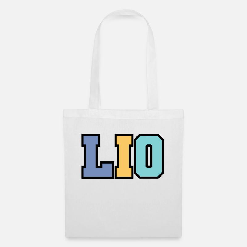 Name - Lio - Stoffbeutel - Weiß
