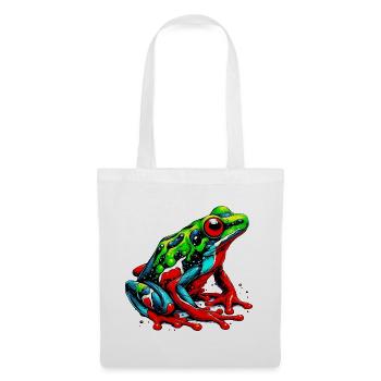 Grenouille - Sac en tissu - blanc - Devant