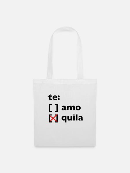 Tequila - Stoffbeutel - Weiß